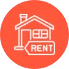 House for rent icon representing available homes for rent in Ras Al Khaimah, UAE
