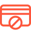No credit card icon representing homes for sale in Abu Dhabi, UAE with flexible payment terms.