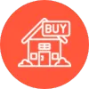 House for sale icon representing available homes for sale in Umm Al Quwain, UAE