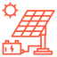 Solar panel icon representing eco-friendly house and lot for sale in Fujairah, UAE